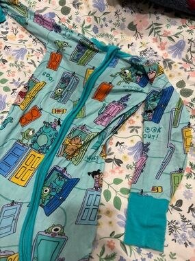 Fair used condition Little Sleepies zippy 18-24 months Monsters Inc